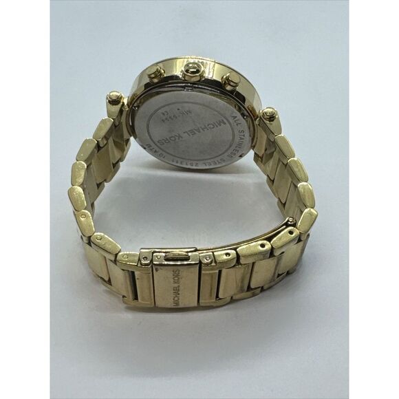 Michael Kors Parker MK5354 Women's Gold Stainless Steel Analog Dial Watch JNA377 - Picture 9 of 11